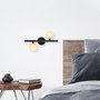 Opviq Domino - 11038 Lámpara de pared Blanco y Negro